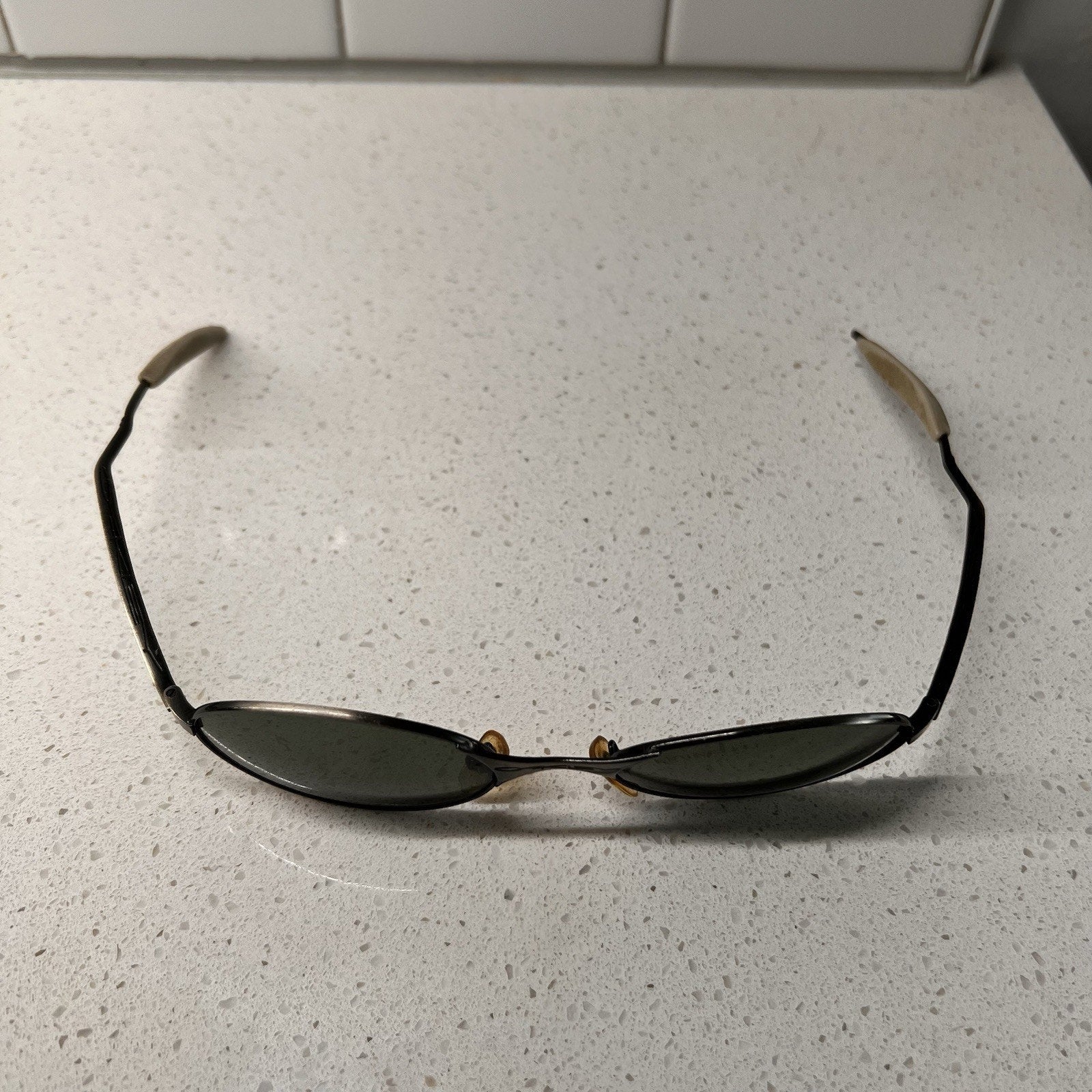 OAKLEY VINTAGE RARE E WIRE TITANIUM SUNGLASSES FRAMES 1990S