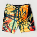 Volcom Foster Too Mod Board Shorts Size 36 Blue Grey