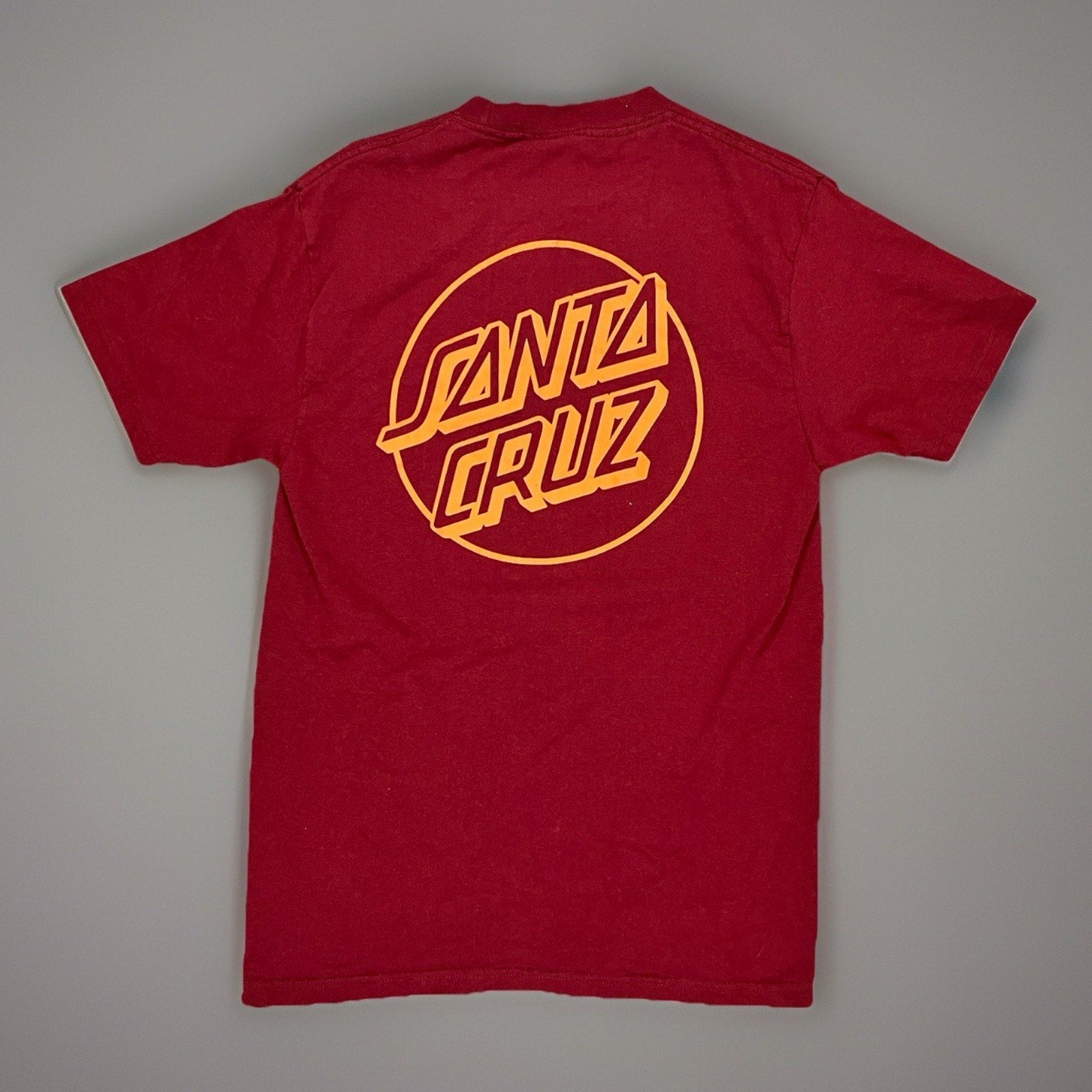 Santa Cruz CLASSIC DOT Burgundy Multi Screenprint Standard S/S Men's T-Shirt