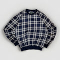 Catalina Vintage Golf Pullover Mens Small Navy Windbreaker Argyle