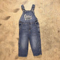 Vintage Osh Kosh B'Gosh Vestbak Boys Denim Co Logo Overalls Size 3T