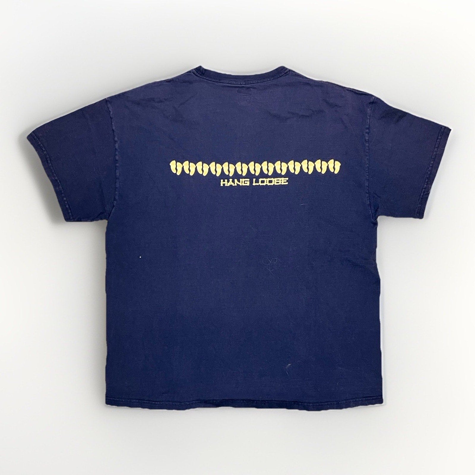 Vintage Hanes T Shirt Men's XL Blue Hang Loose Hawaii Surfing Pre Shrunk