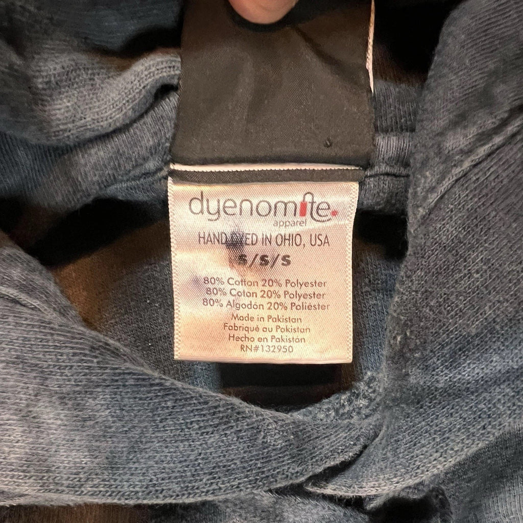 Thrasher Hoodie Sweatshirt Mens S Gray Tie Dye Flame Graphic Fleece Pullover
