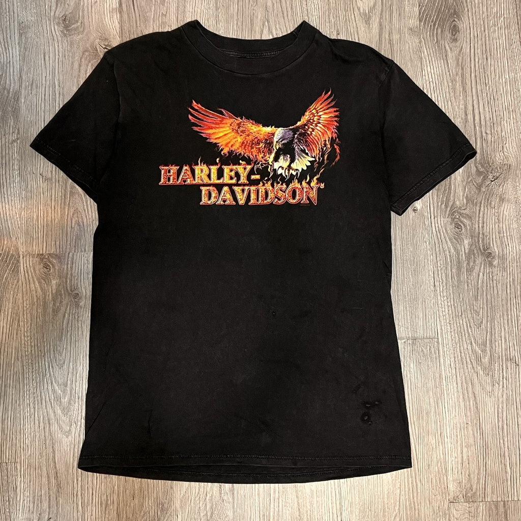 Vintage Harley Davidson Shirt Mens XL 2000 Eagle Graphic Tokyo Japan Y2K