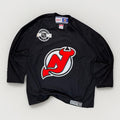 Vintage CCM New Jersey Devils Hockey Jersey Center Ice Black Adult Size Medium