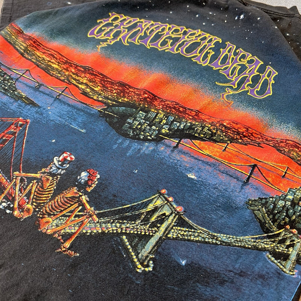 Vintage 1990 Grateful Dead San Francisco Bridge T Shirt All Over Print