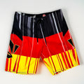 Volcom Foster Too Mod Board Shorts Size 36 Green, Red, Black